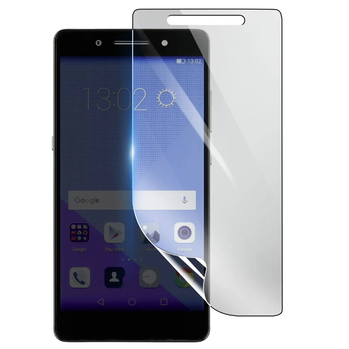 3Mk Transparent Protection Écran Pour Honor 7 En Hydrogel Antichoc - Neuf - Image 2