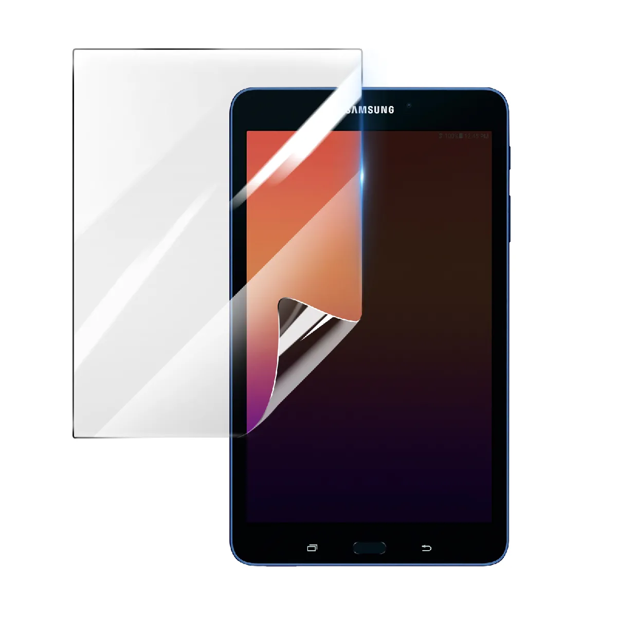3Mk Transparent Protection Écran Pour Samsung Galaxy Tab A 8.0 En Hydrogel Antichoc - Neuf - Image 3