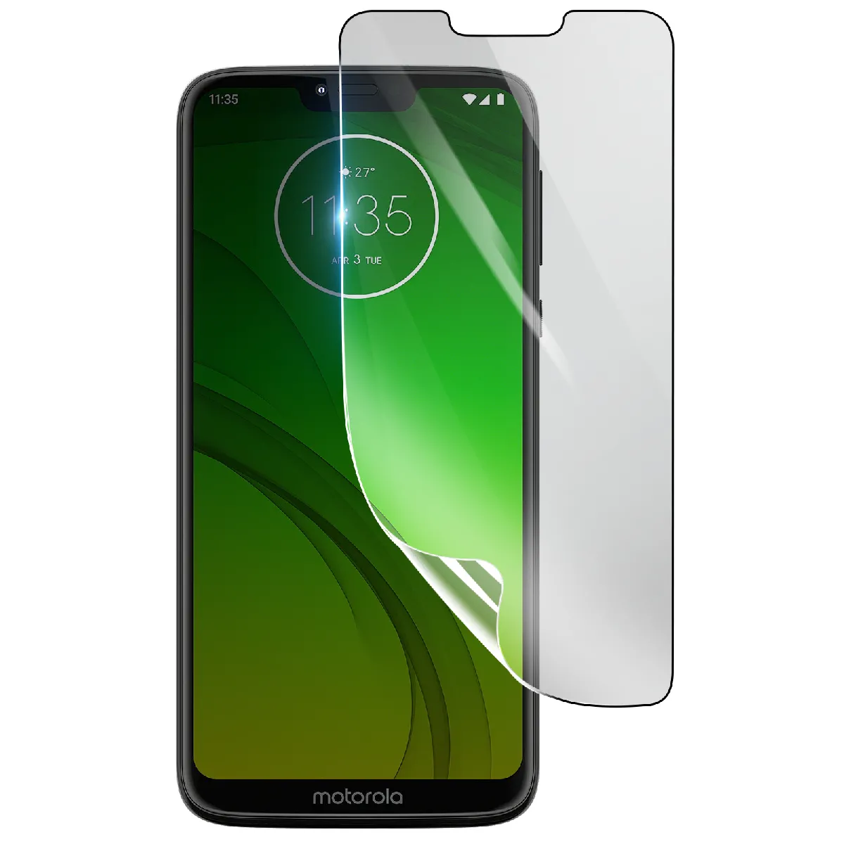 3Mk Protection Écran Pour Motorola Moto G7 Power En Hydrogel Antichoc Transparent