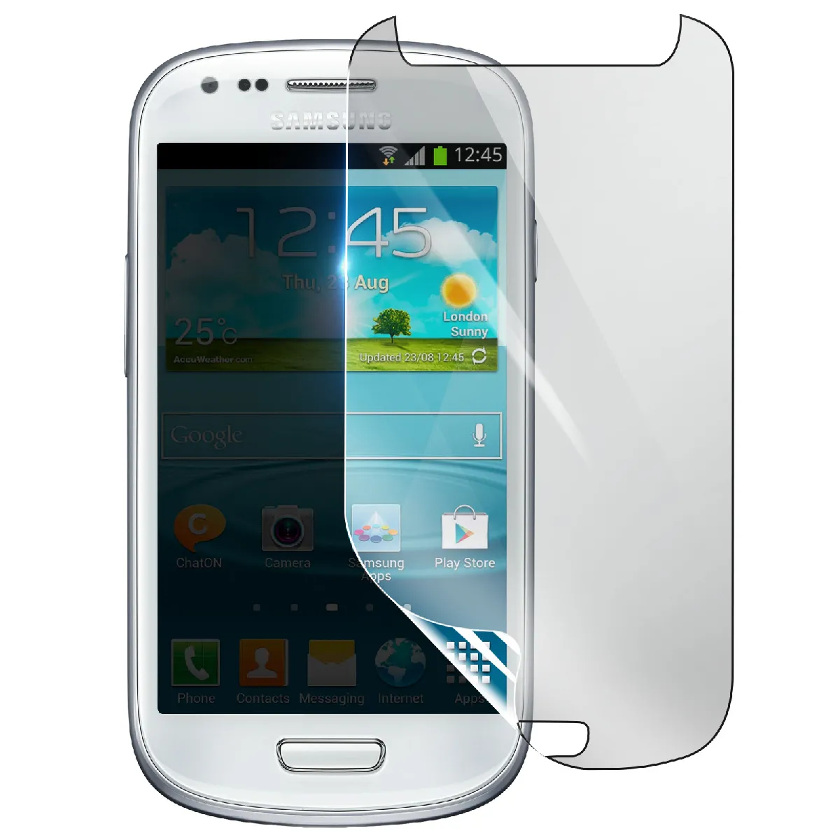 3Mk Transparent Protection Écran Pour Samsung Galaxy S3 Mini En Hydrogel Antichoc - Neuf - Image 3