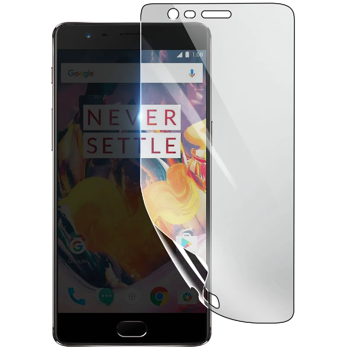 3Mk Protection Écran Pour Oneplus 3T En Hydrogel Antichoc Transparent