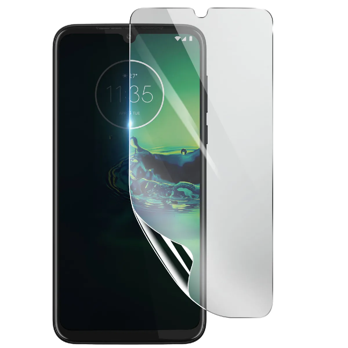 3Mk Protection Écran Pour Motorola Moto G8 Plus En Hydrogel Antichoc Transparent