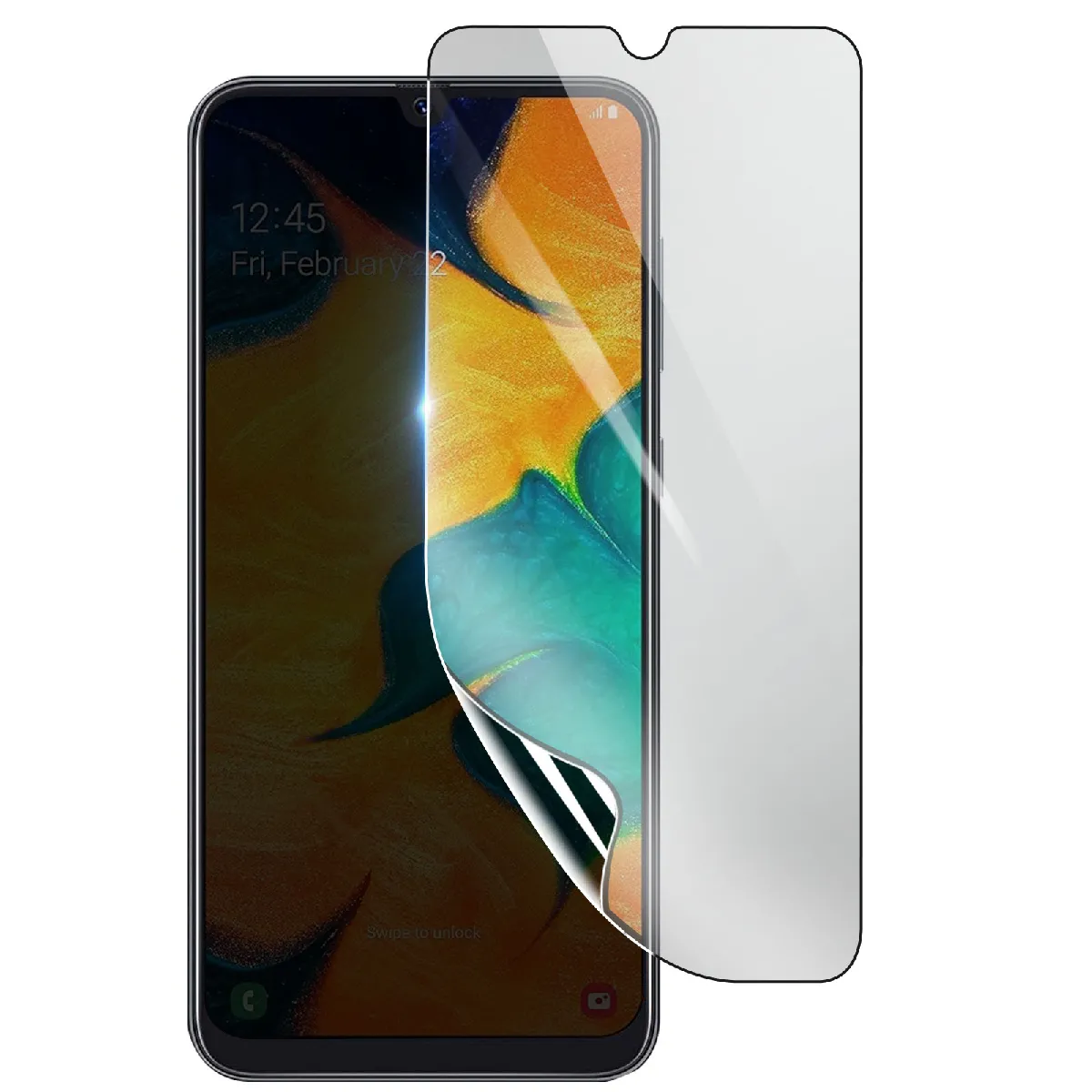 3mk - Protection Écran Hydrogel pour Samsung Galaxy A30 - Antichoc - Image 3