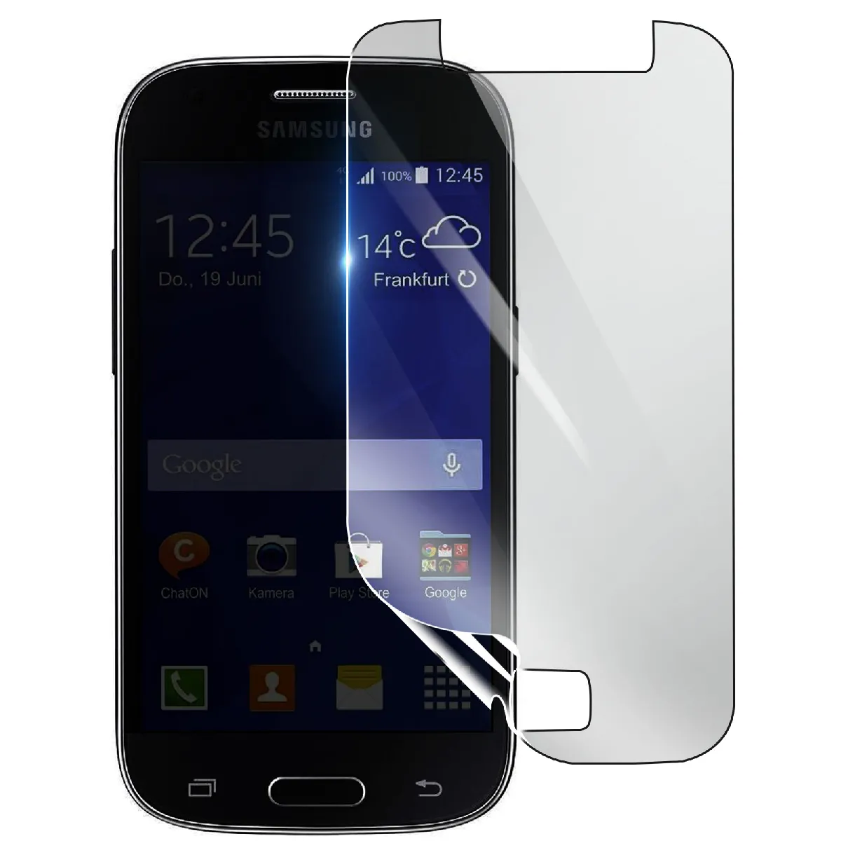 3Mk Protection Écran Pour Samsung Galaxy Ace 4 En Hydrogel Antichoc Transparent