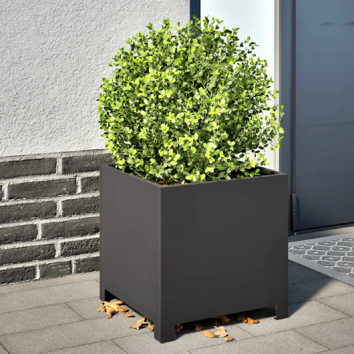 VIDAXL Jardinière Acier 40x40x40 cm