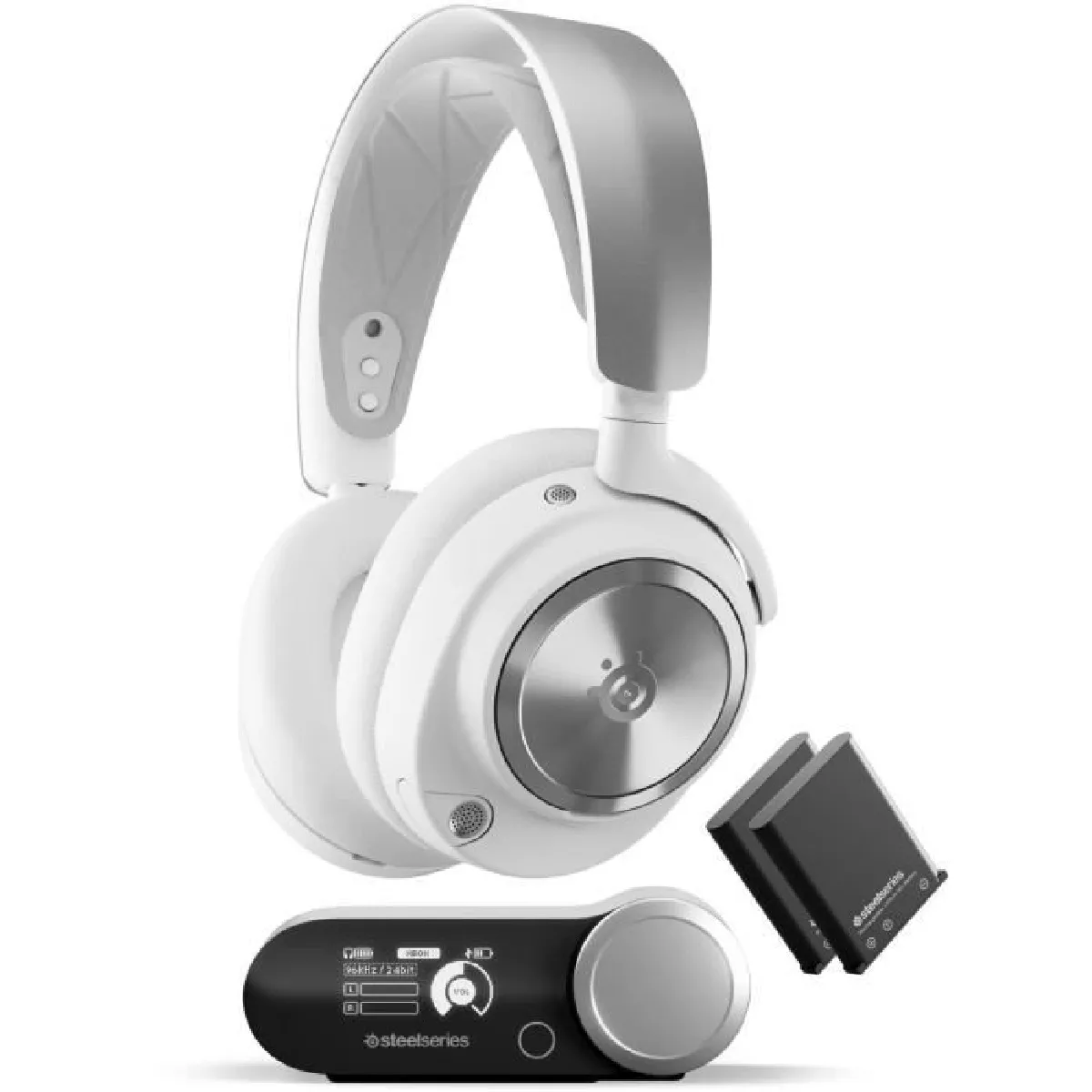 Steelseries Blanc Arctis Nova Pro Wireless (Blanc)