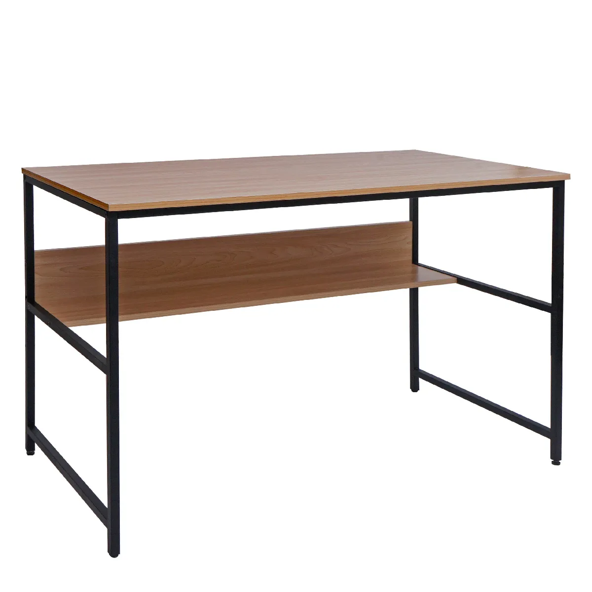 Decoshop26 Bureau avec caisson - Argent Decoshop26 Bureau avec caisson - Argent