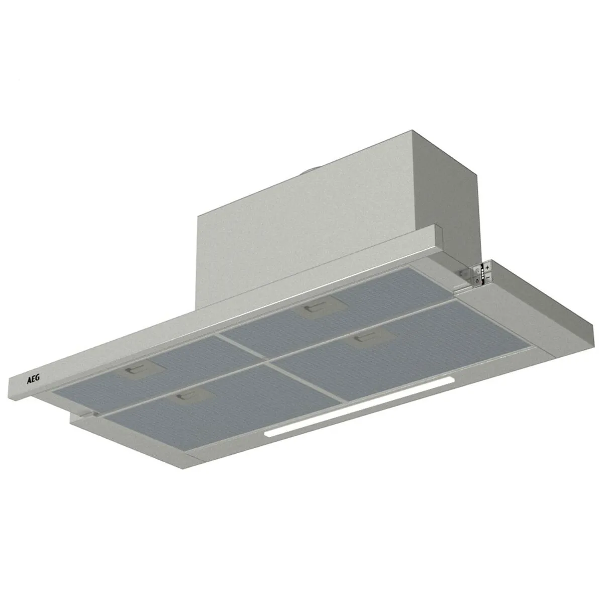Hotte Téléscopique AEG DPE5960M Inox 3 Vitesses + Intensif Éclairage LED - vue 2