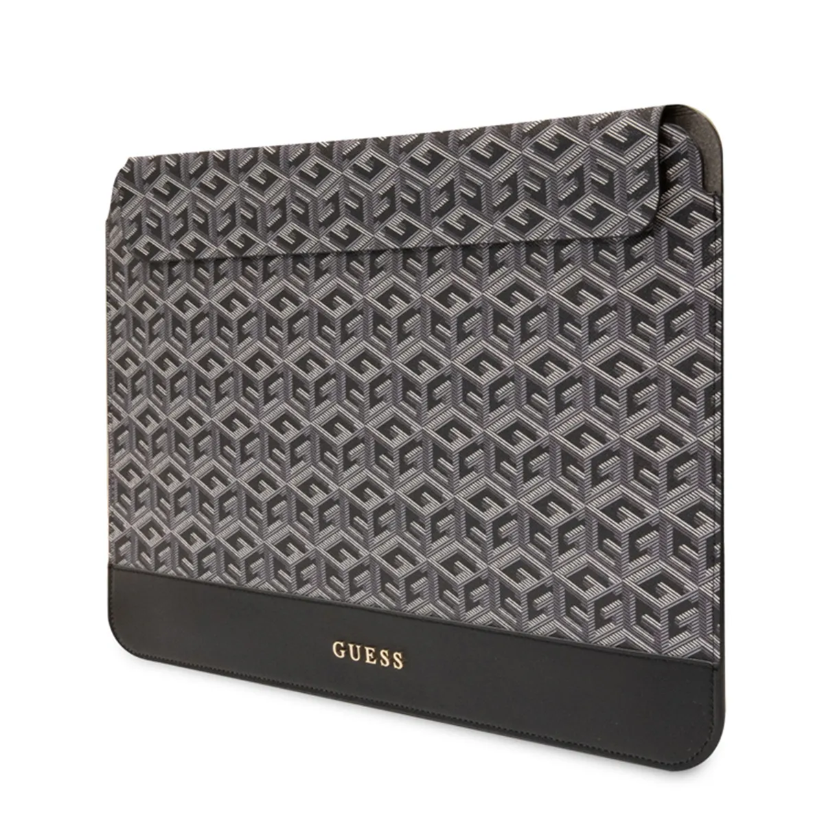 Guess Noir Housse Magnétique Pour Ordinateur 16 Pouces Modèle G Cube - Image 3