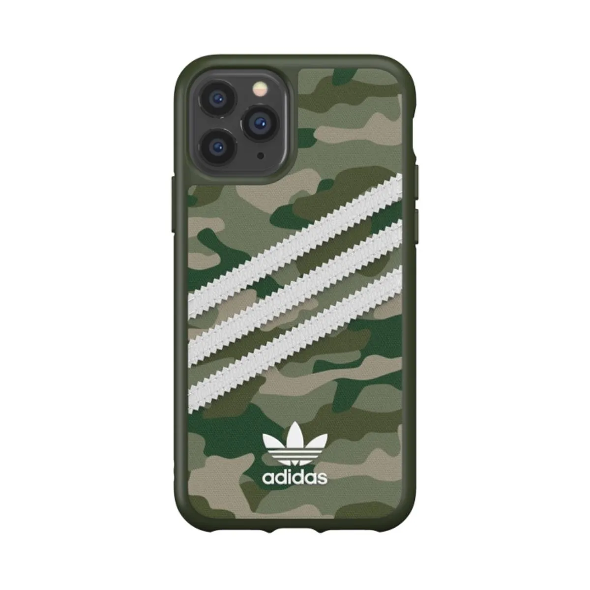 Adidas Vert Coque De Protection Pour Iphone 11 Pro Max Originals 3 Stripes Camo Kaki