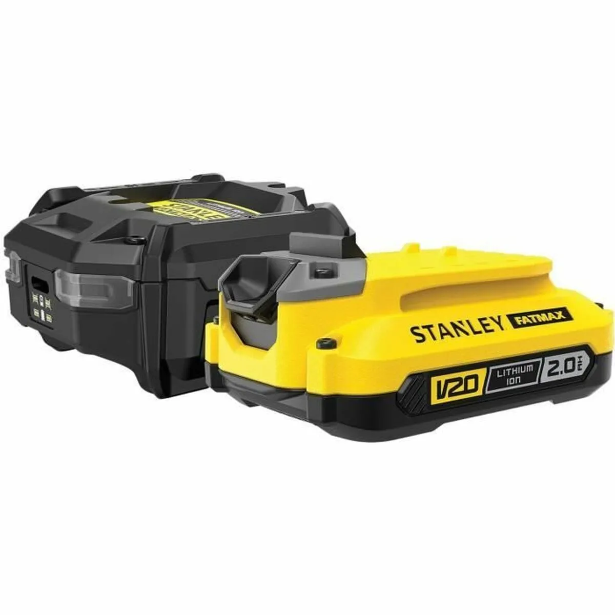 Starter Kit STANLEY FATMAX V20 SFMCB10D1 QW Chargeur 1 + 1 Batterie 18V 2Ah - vue 2