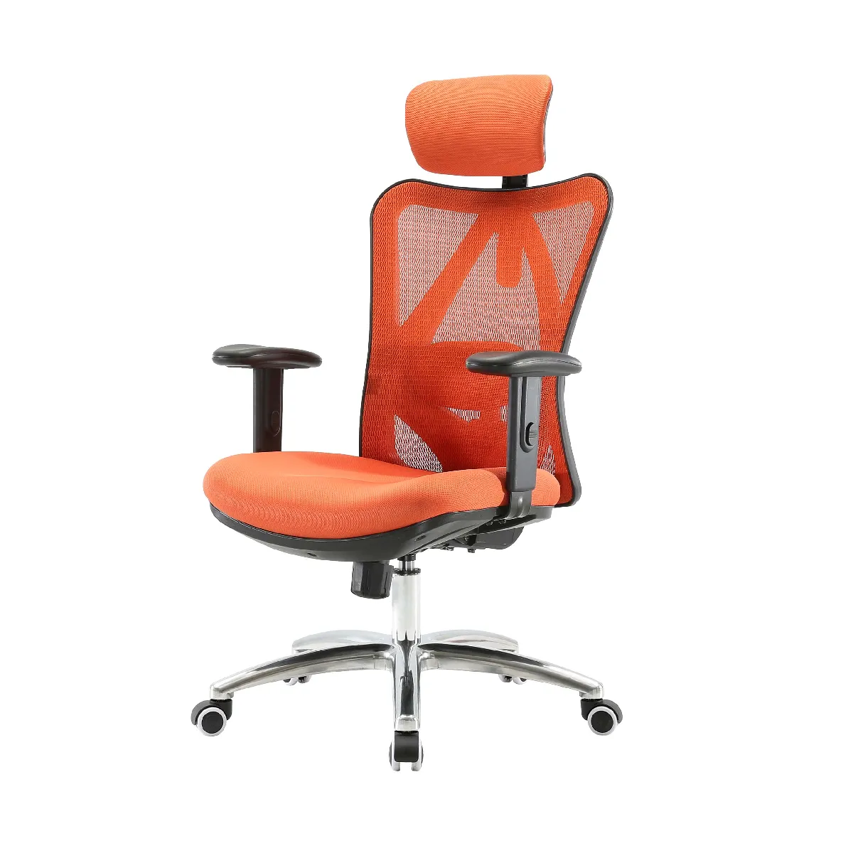 Decoshop26 Fauteuil de bureau design - Orange
