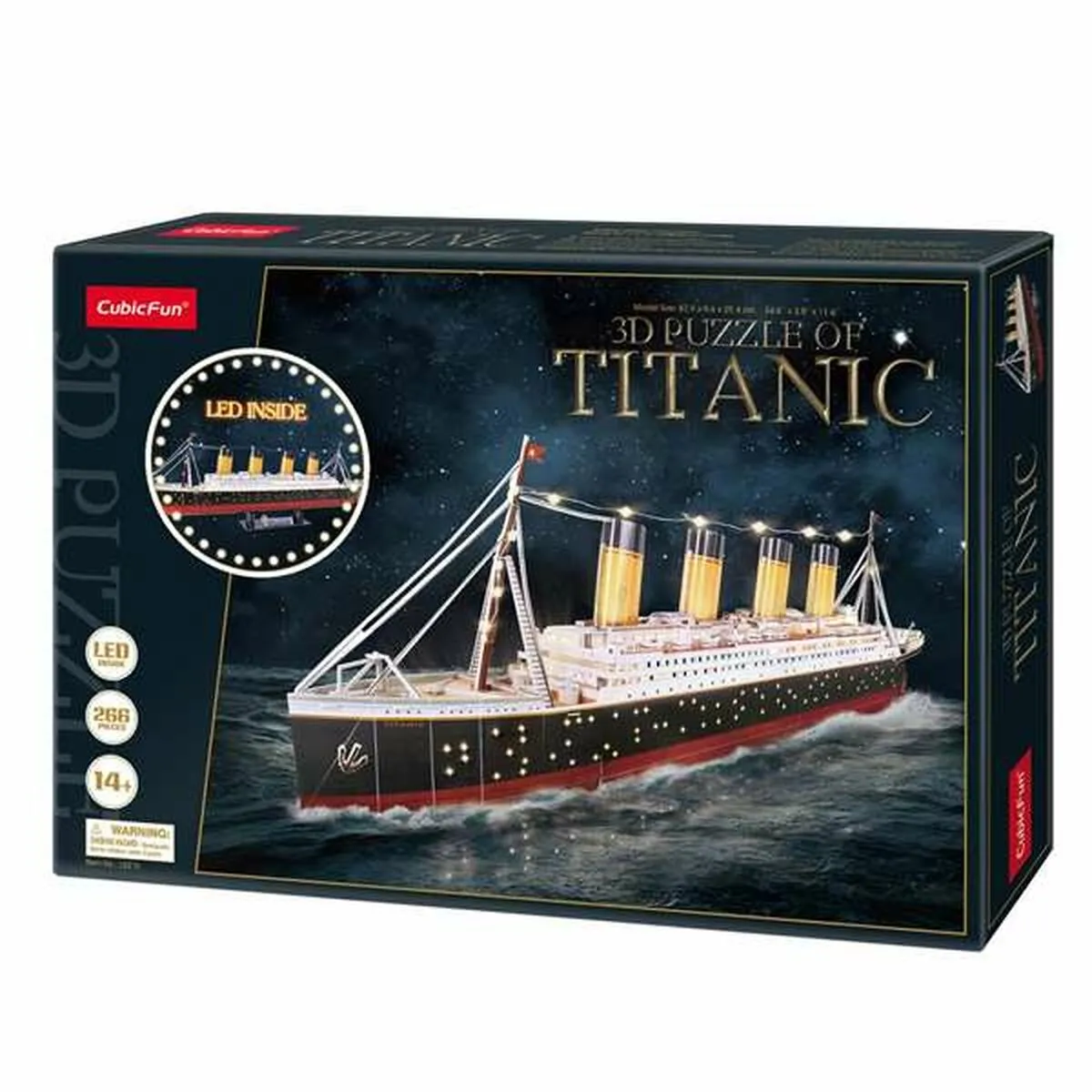 Cubicfun puzzle 3D Titanic - 266 pièces