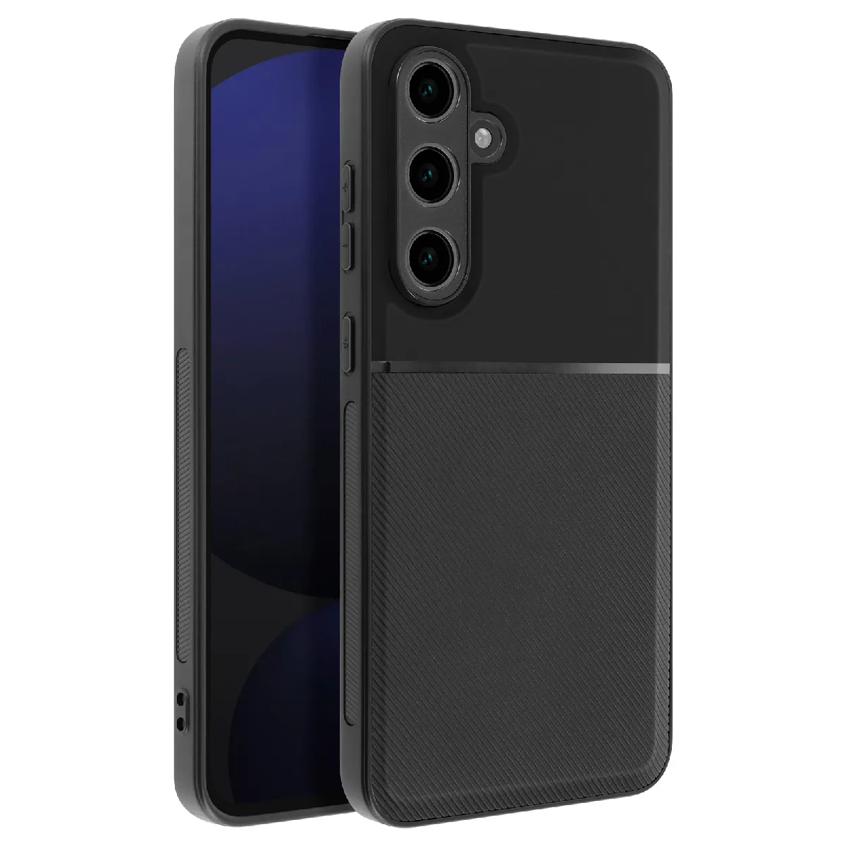 Avizar Noir Coque Samsung Galaxy S24 Fe