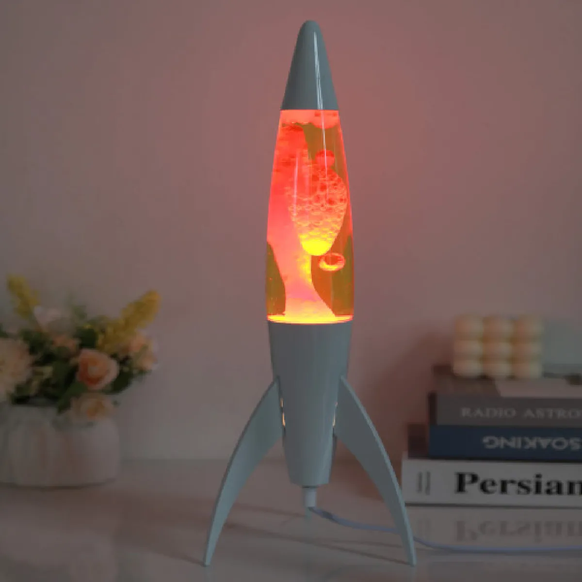 Magneticland Lampe à lave Firerocket - Multicolore Magneticland Lampe à lave Firerocket - Multicolore