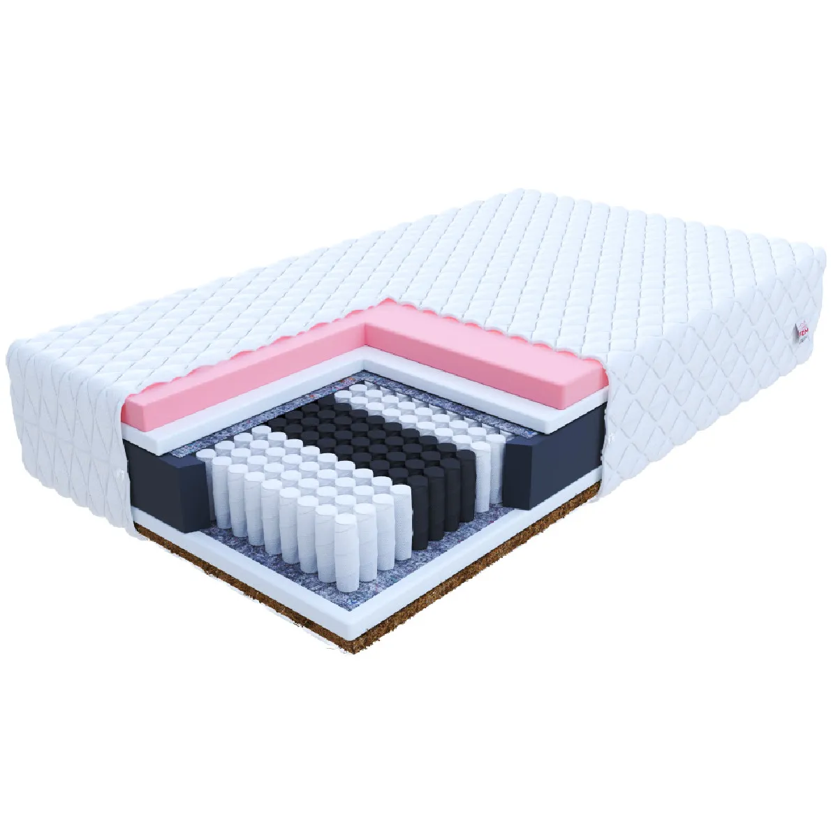 Matelas LIVRA - Mémoire de Forme - Ressort ensachés - Epaisseur 22 cm