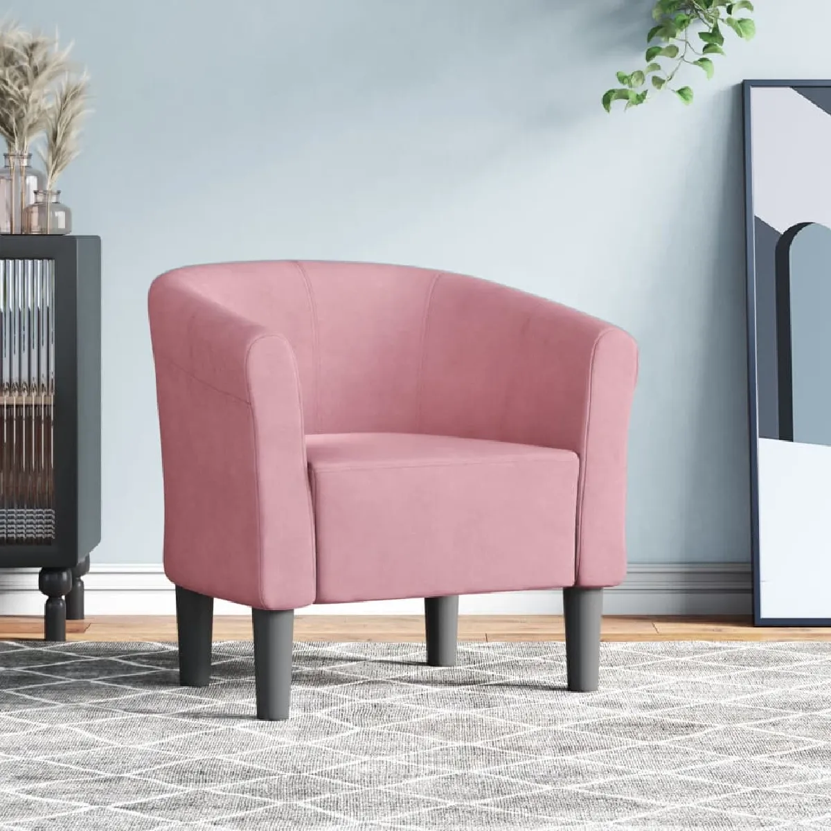 VidaXL Chaise cabriolet - Rose
