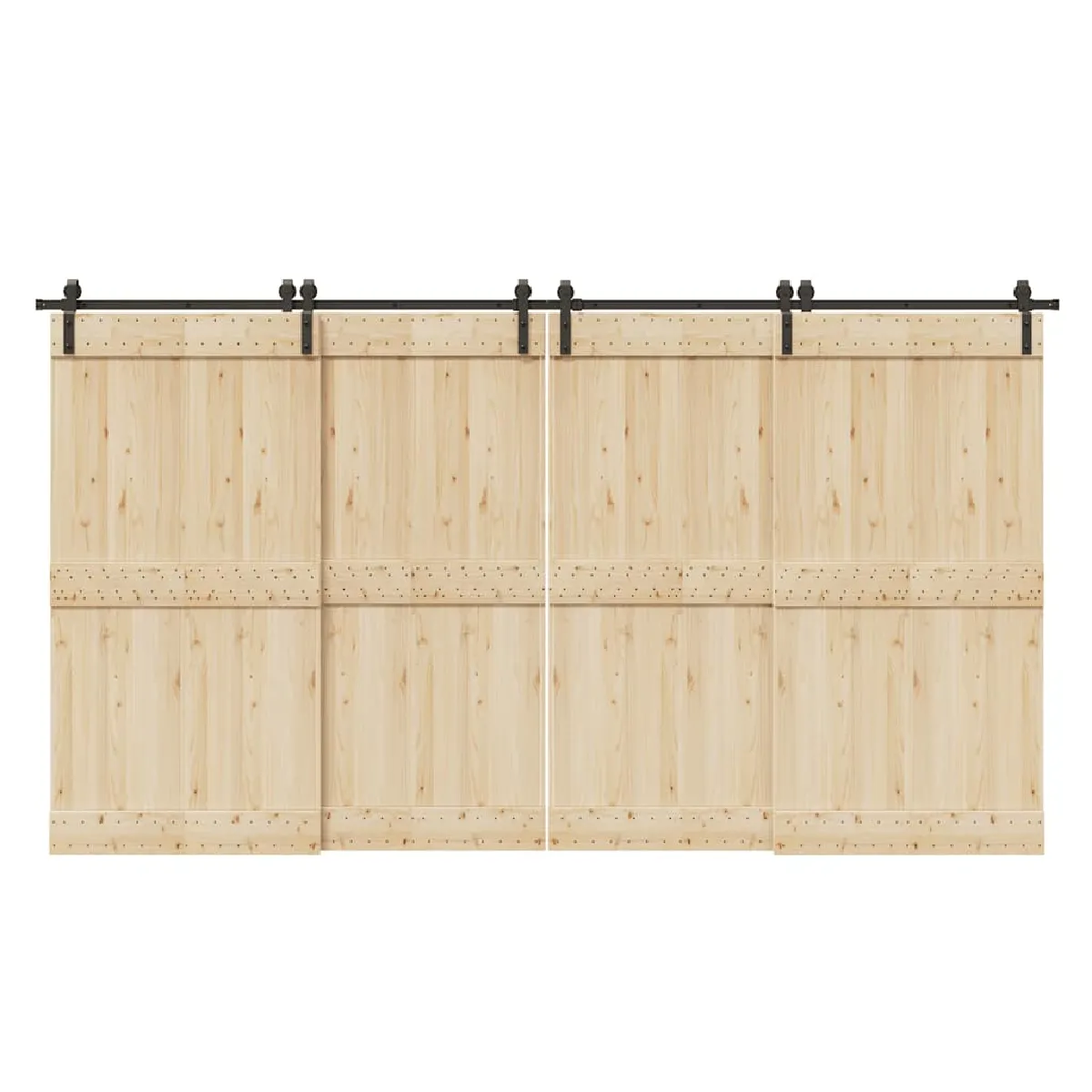 vidaXL Kit de quincaillerie de porte coulissante 400 cm - vue 2