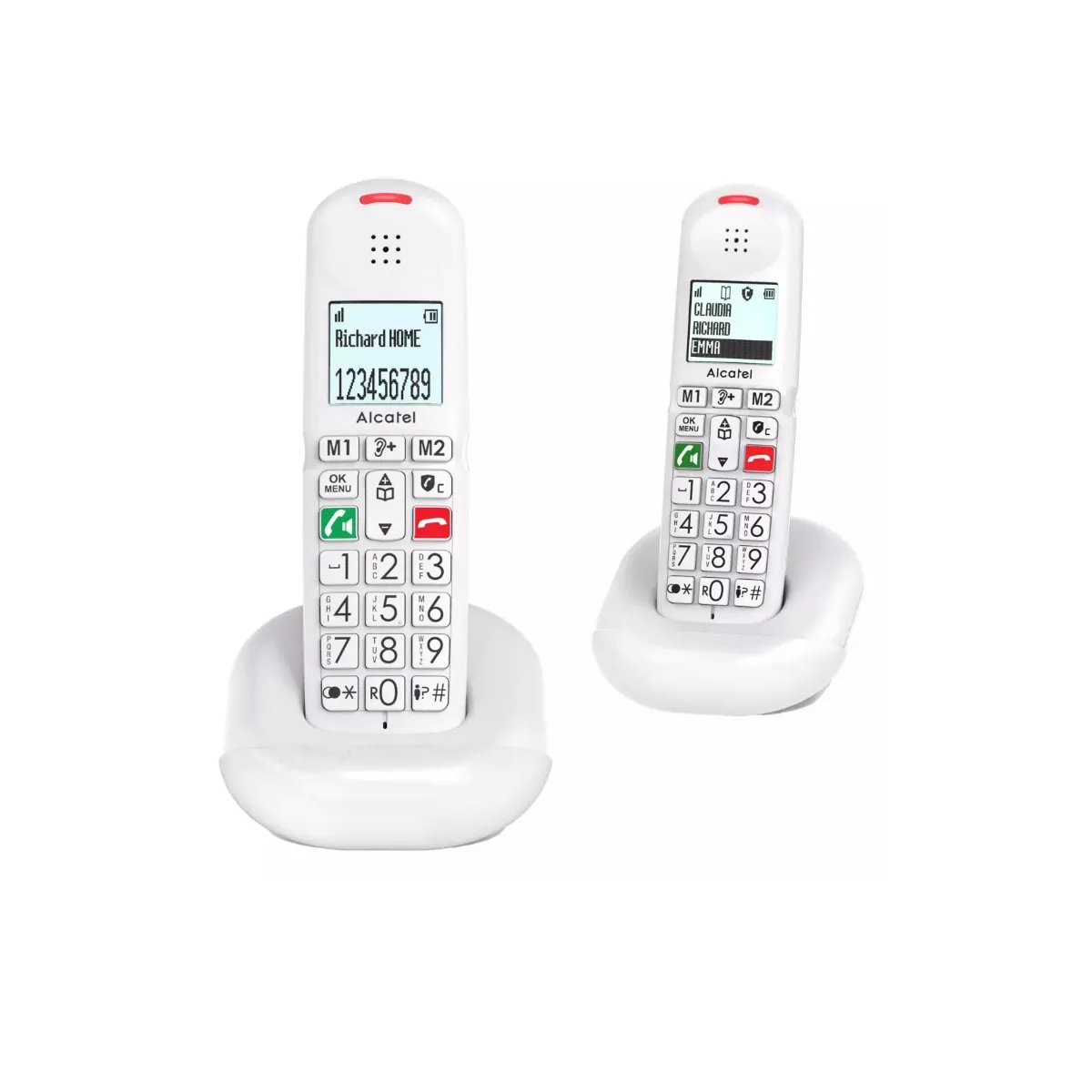 Alcatel Telephone sans fil duo dect XL685DUOBLANC - vue 5