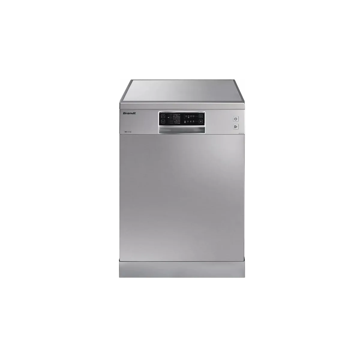lave vaisselle BRANDT DSF34524X 14 couverts 44 dB inox - vue 2
