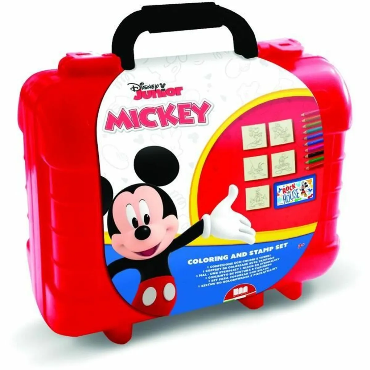 Multiprint - Ensemble de coloriage Mickey Mouse - 19 pièces - Rouge - Image 2