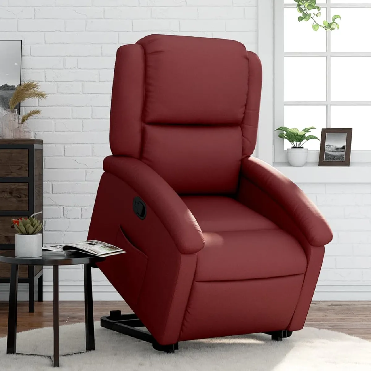 Vidaxl Rouge Fauteuil Inclinable