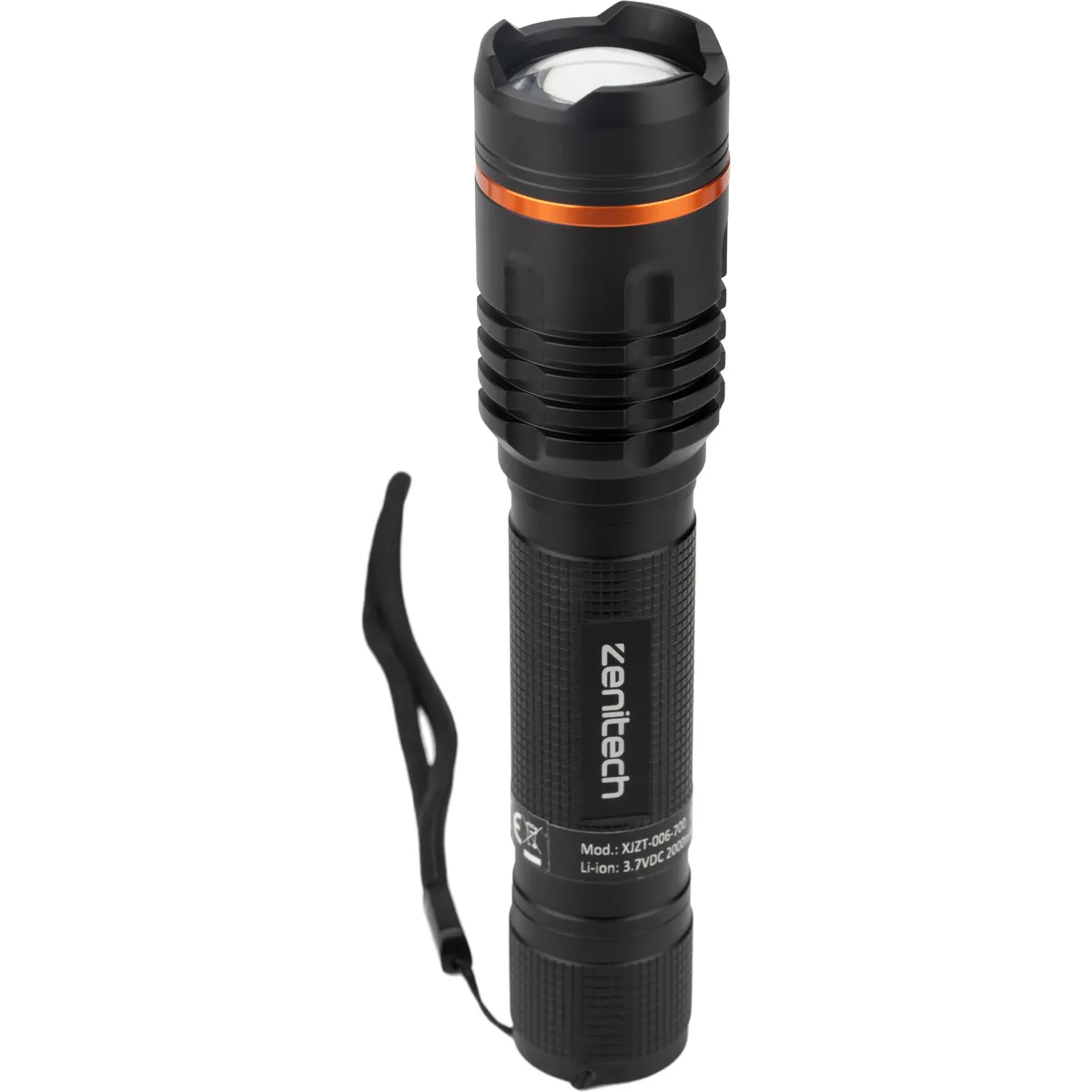 Zenitech - Lampe torche LED rechargeable USB Zenitech - Lampe torche LED rechargeable USB