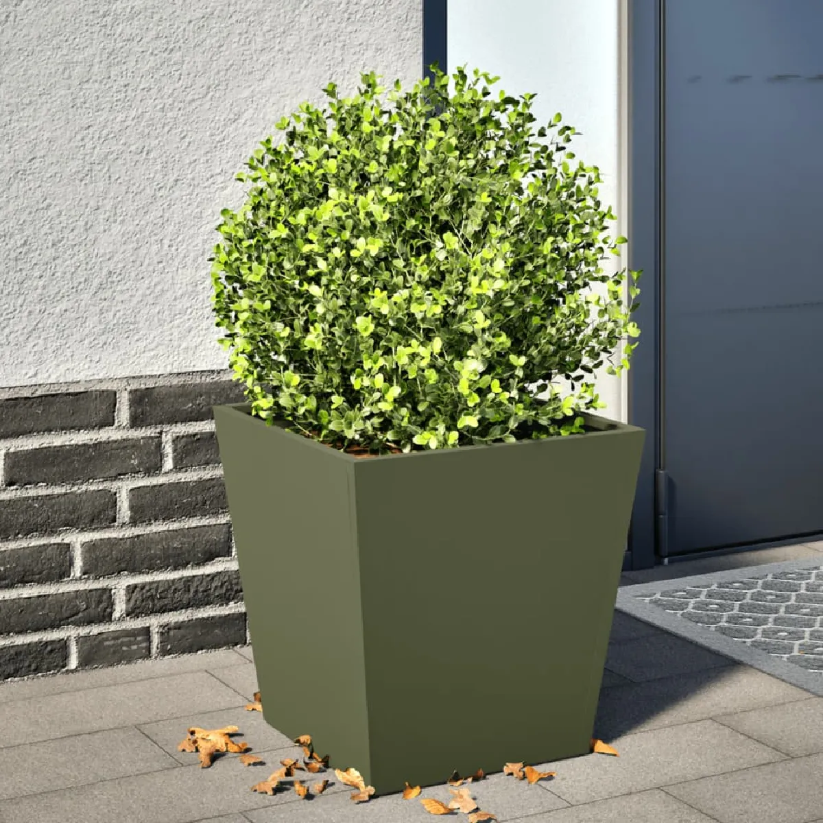 VIDAXL Jardinière Acier 40x40x40 cm - vue 3