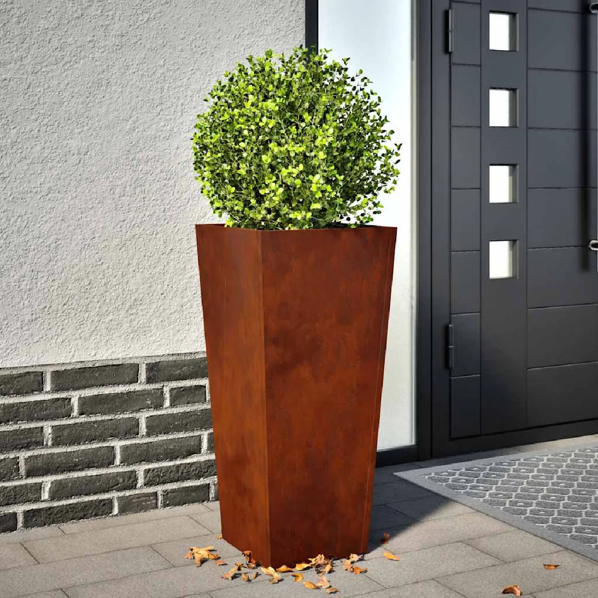 vidaXL Jardinières Acier 35 cm