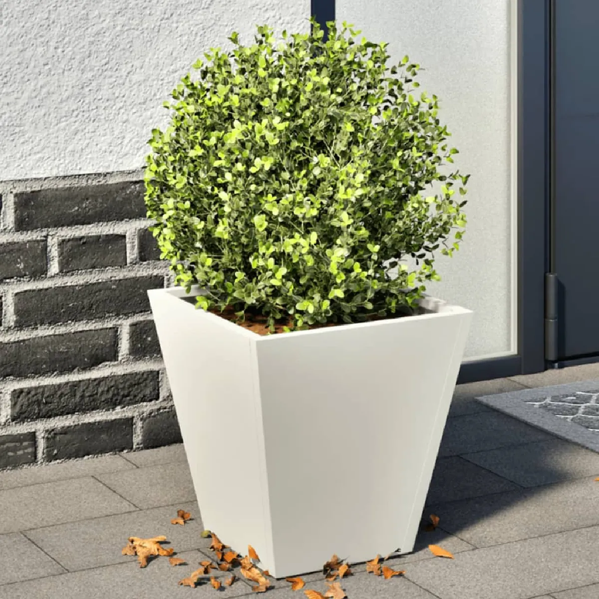 VidaXL Jardinières acier 30x30x30 cm 2 pcs
