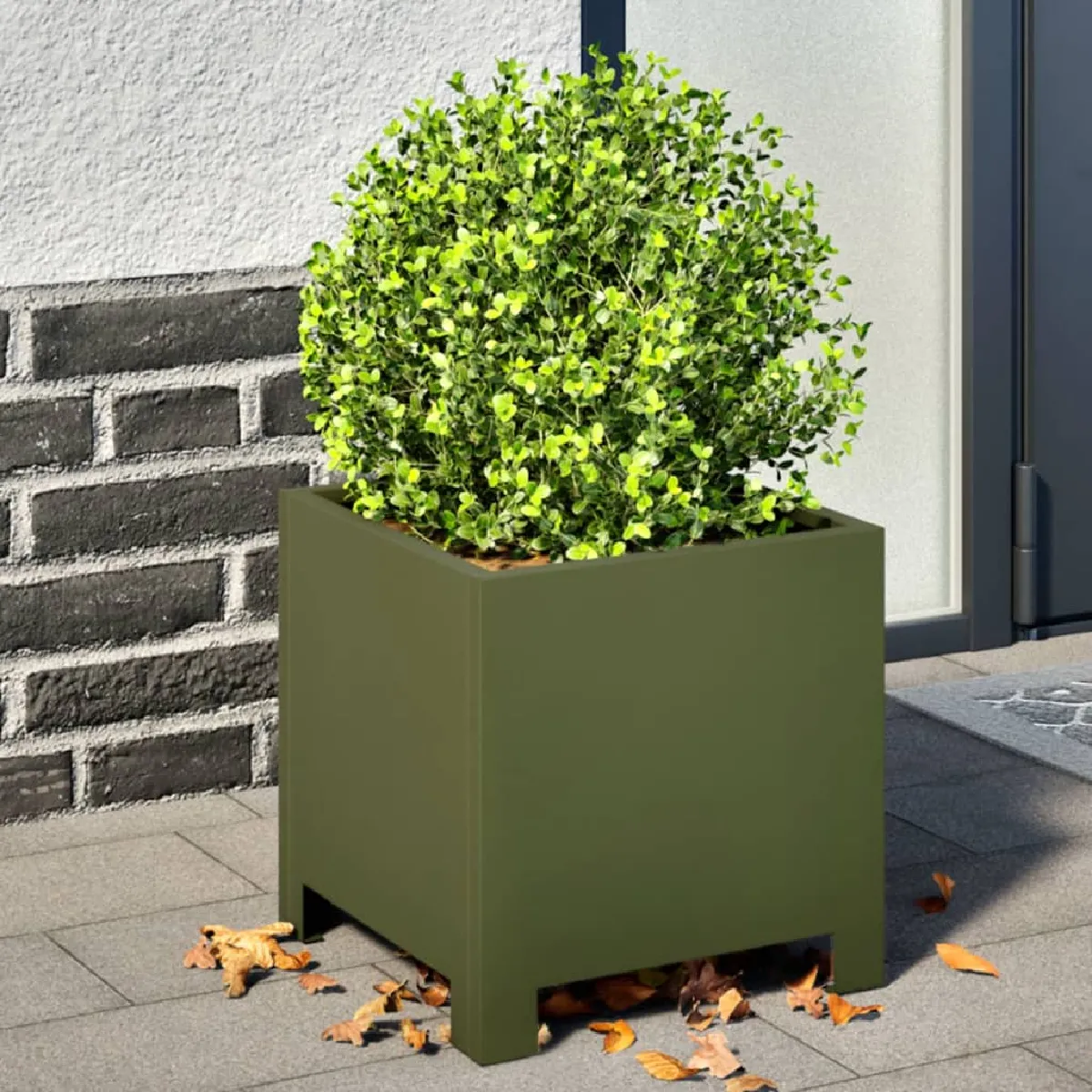 VIDAXL - Jardinière - 30x30x30 cm - Vert - Image 2