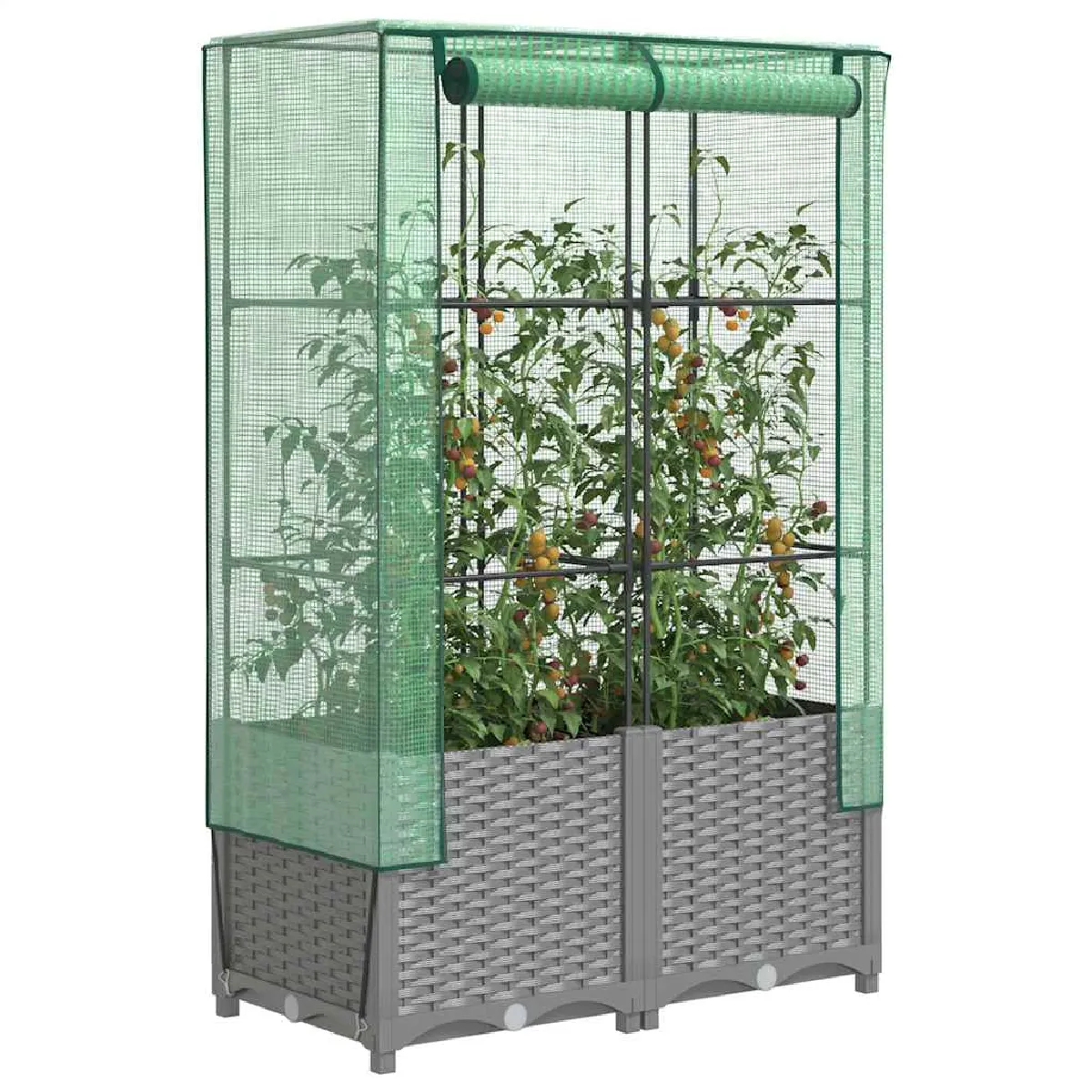 vidaXL Jardinière surélevée 80 cm