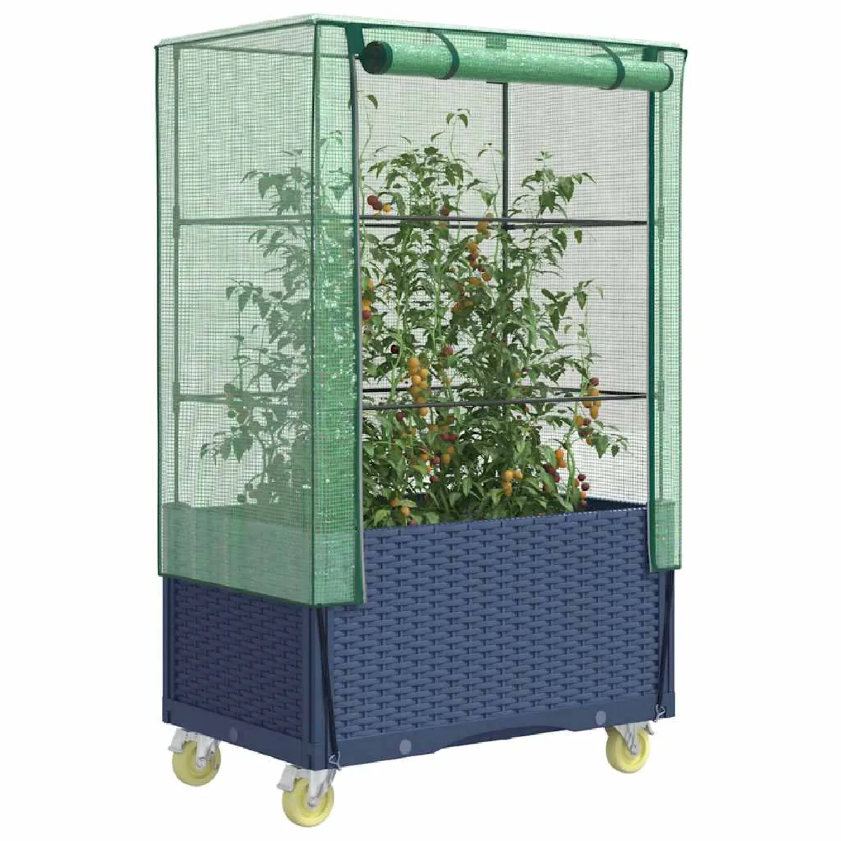 VidaXL Jardinière Surélevée avec Housse