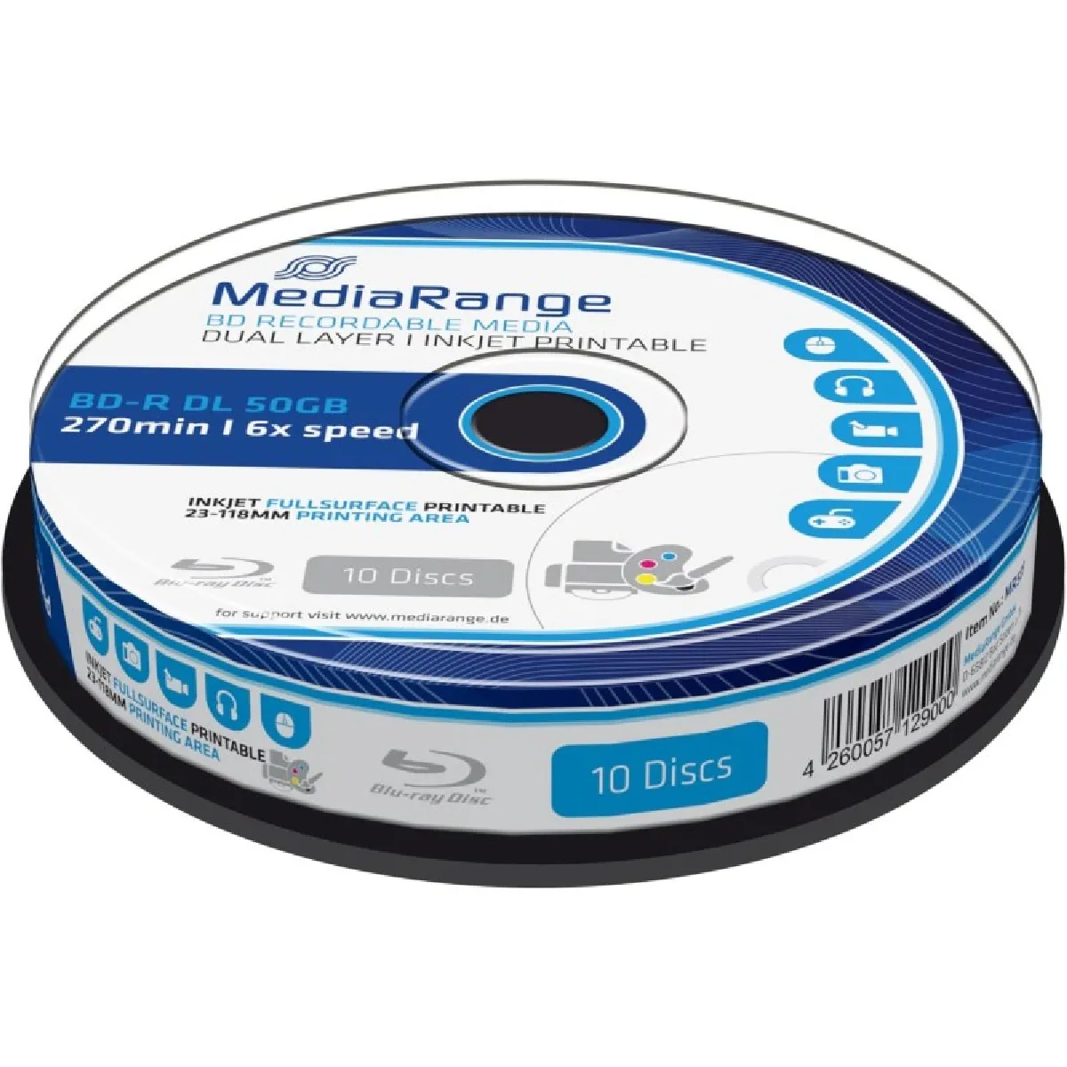 MEDIARANGE  MR509 BD-R DL