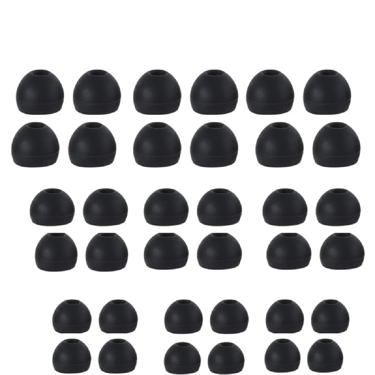 "Inf Coussinets silicone pour écouteurs - Noir"