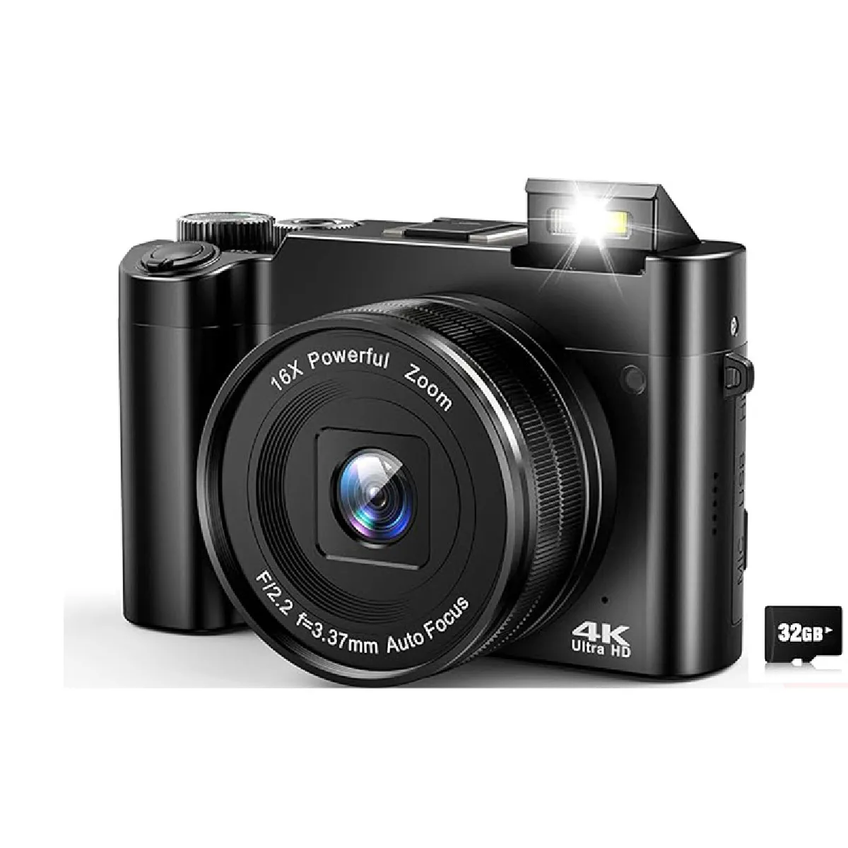 INF DC101A-11D Appareil photo numérique Noir