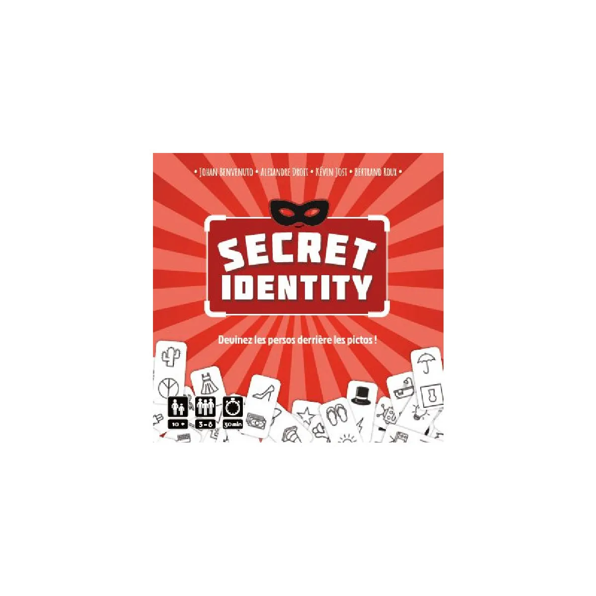 Gigamic Multicolore Jeu D’ambiance Secret Identity Nouvelle Edition - Image 3