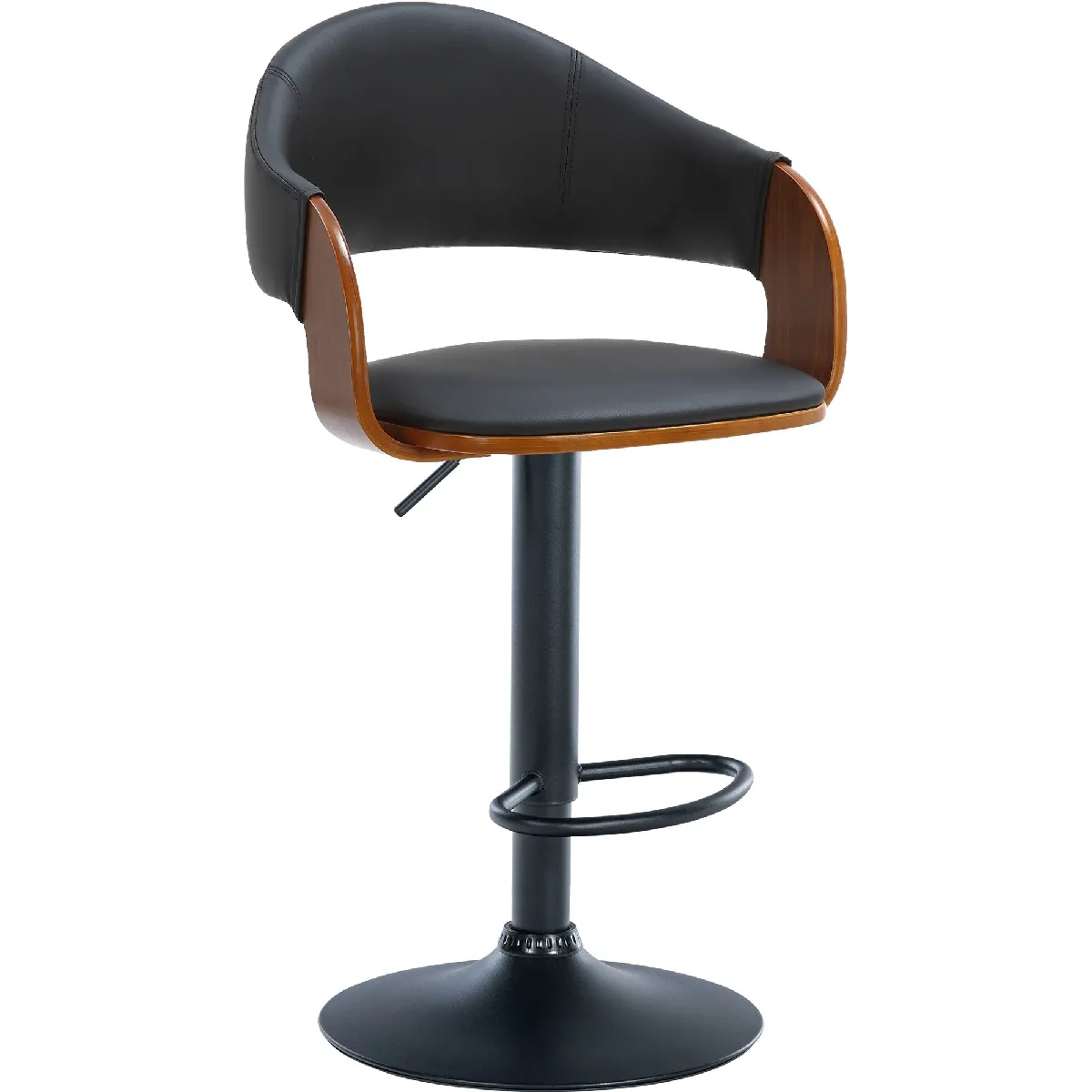 Decoshop26 Tabouret de bar - Marron