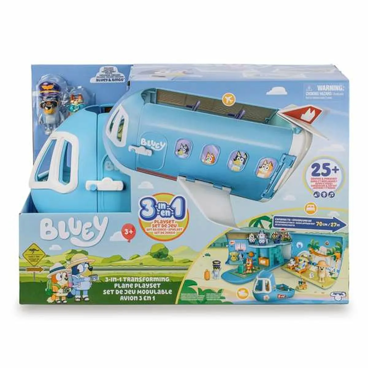 Famosa playset Bluey avion