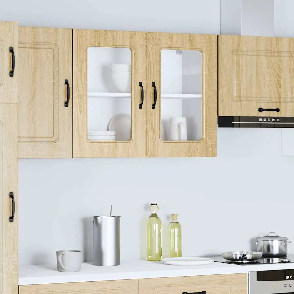 Vidaxl Armoire Murale De Cuisine Kalmar - Chêne Sonoma