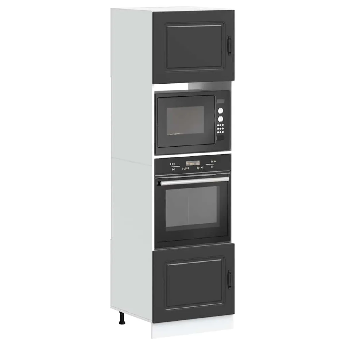 vidaXL Armoire de Four de Cuisine Lucca Blanc en Bois d'Ingénierie