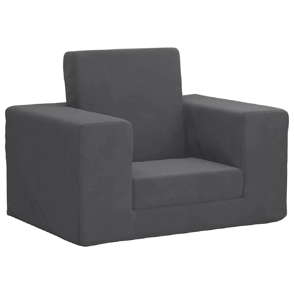 vidaXL - Canapé lit pour enfants - Anthracite - Image 3