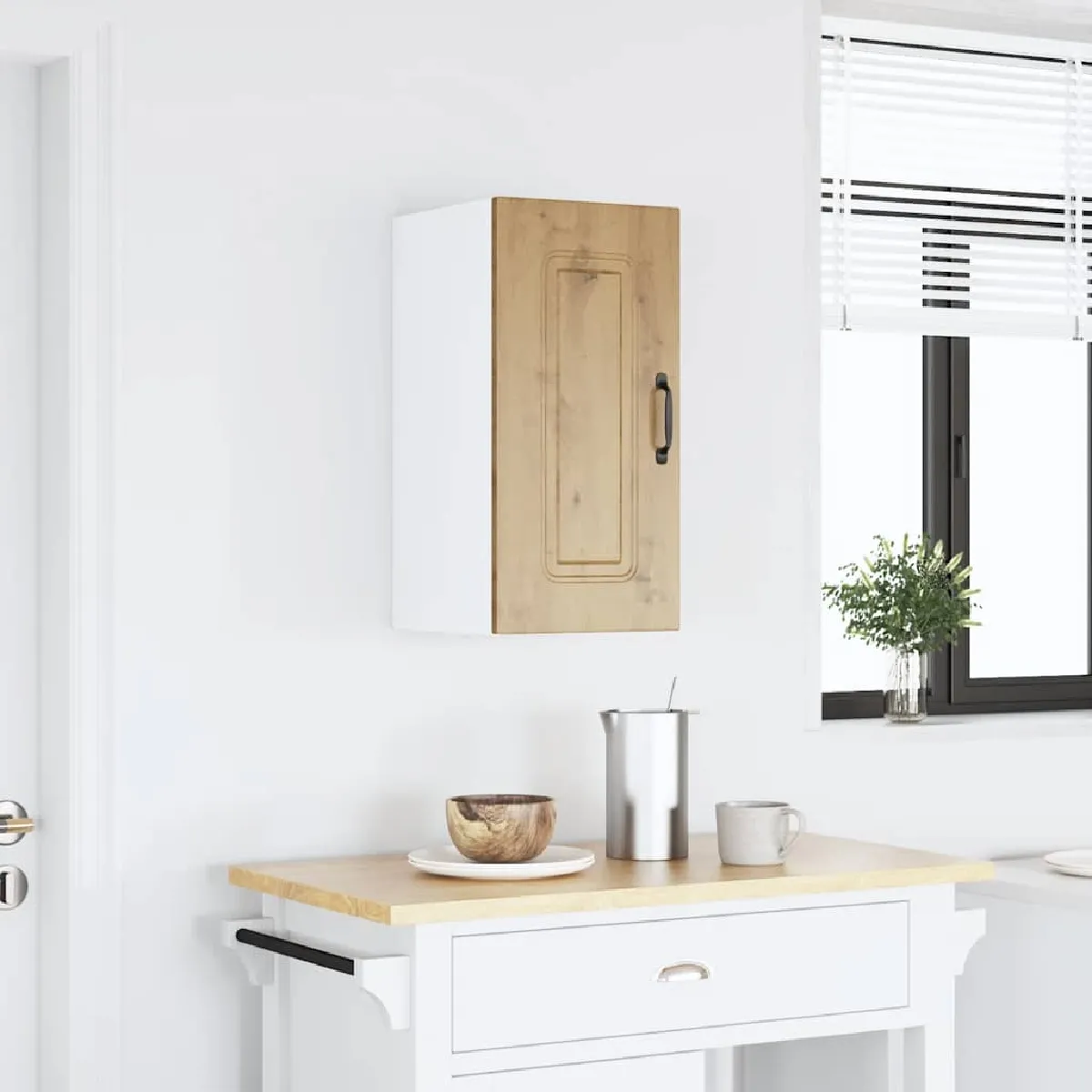 vidaXL Armoire Murale Cuisine Kalmar Chêne Artisanal - vue 3