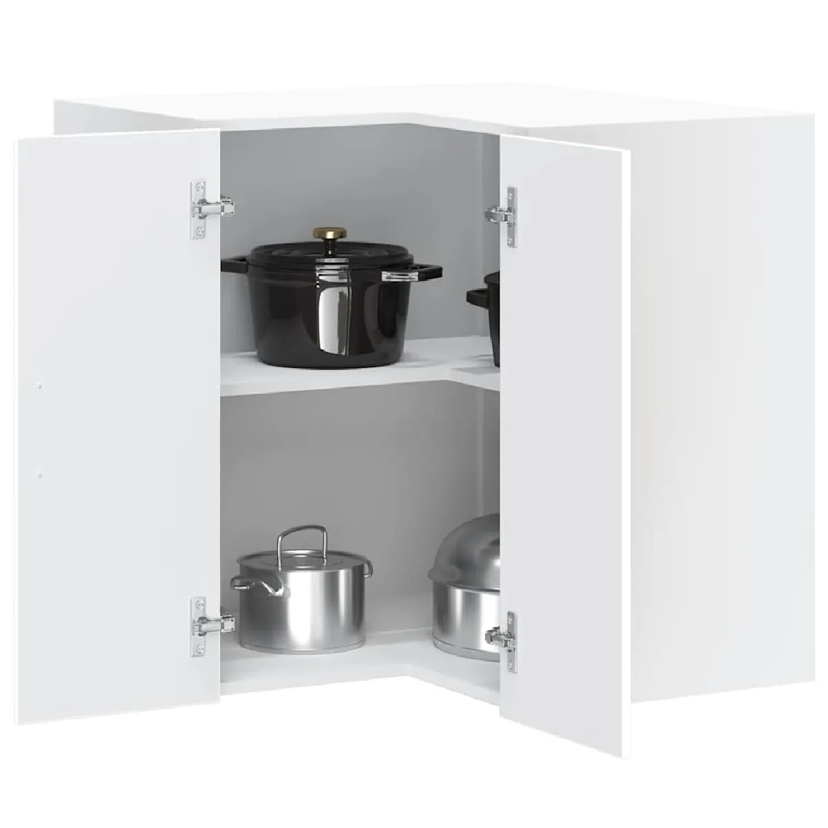 VidaXL Armoire d'angle murale cuisine Porto