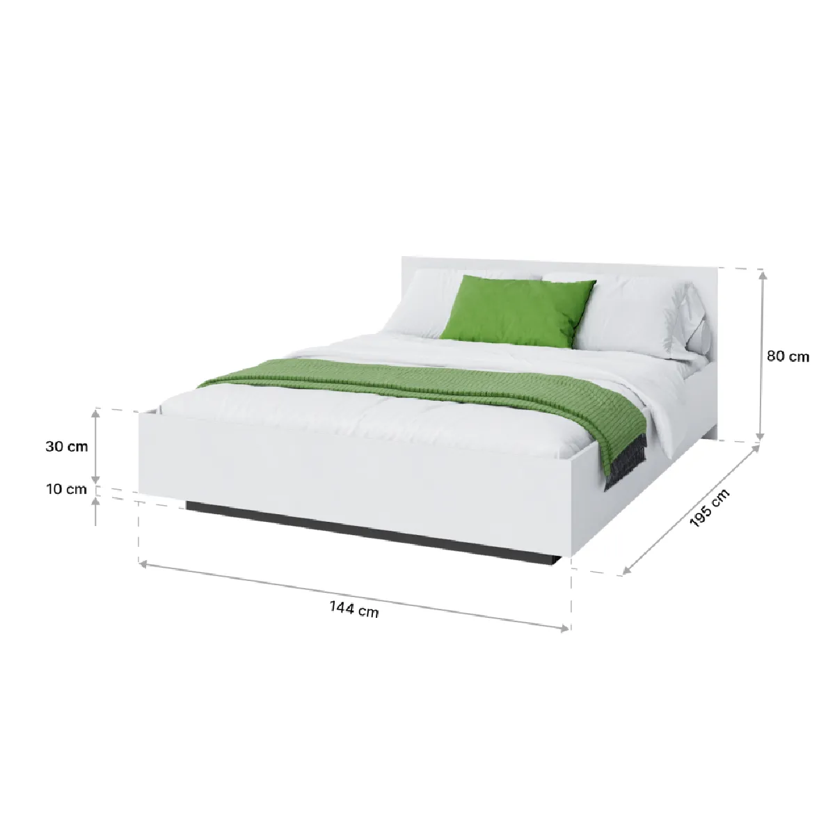 Lit Coffre Panama 160x200 Avec Sommier Inclus