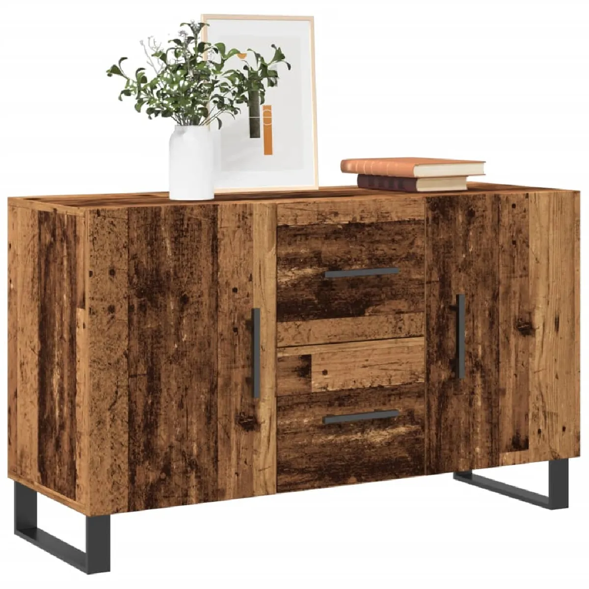 Vidaxl Buffet vieux bois - 100x36x60 cm
