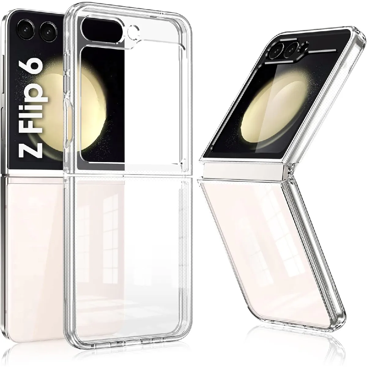 Xeptio Coque Smartphone Samsung Galaxy Z Flip 6 5G - Transparent