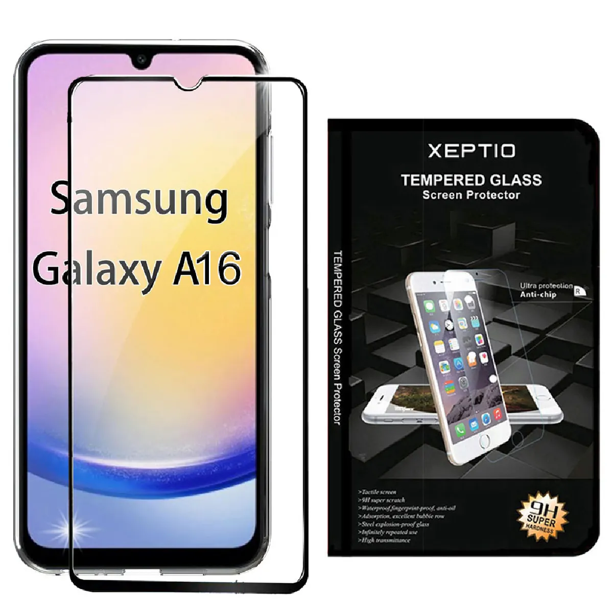 Xeptio Protection D'écran En Verre Trempé Pour Samsung Galaxy A16 4G Et 5G