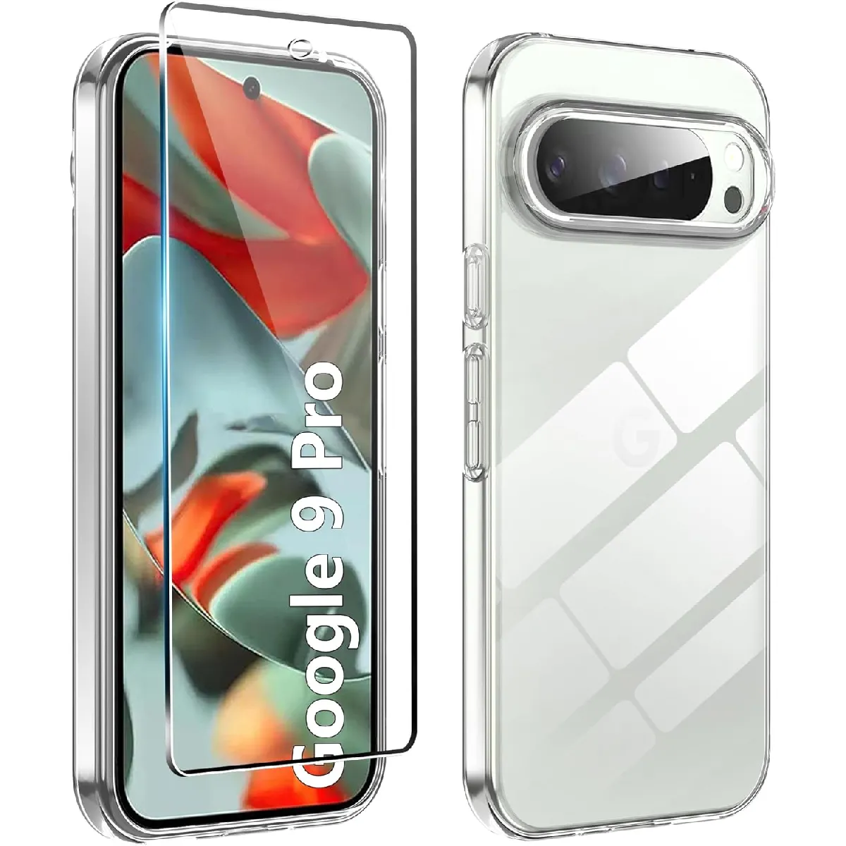 Xeptio Coque Google Pixel 9 Pro 5G - Transparent