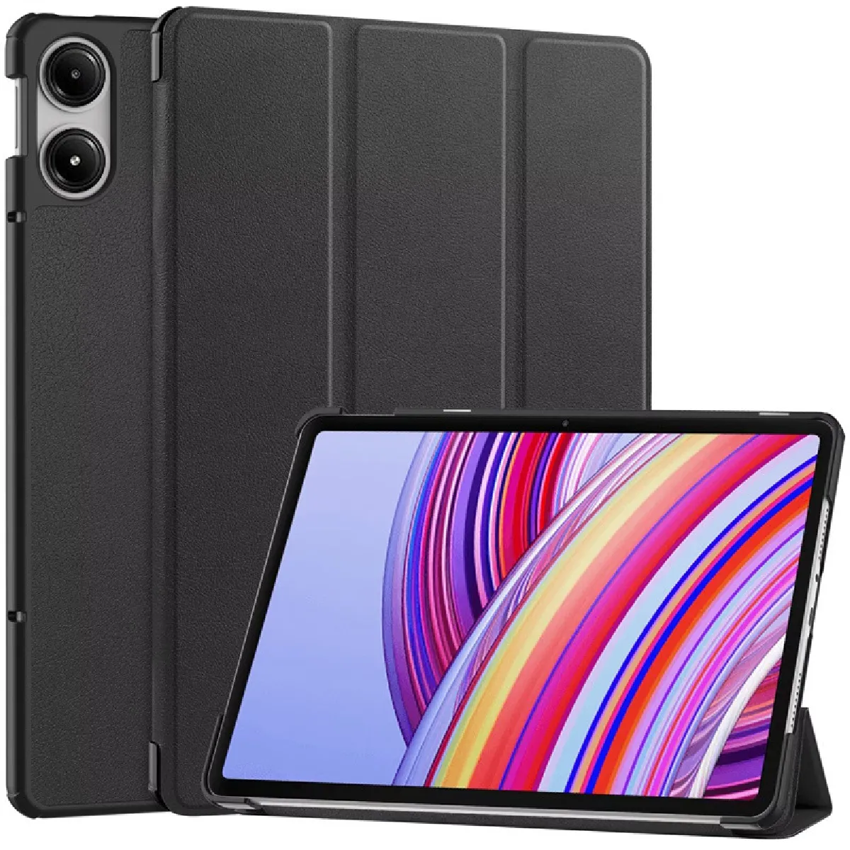 Xeptio Noir Étui De Protection Intégrale Smartcover Pour Xiaomi Redmi Pad Pro